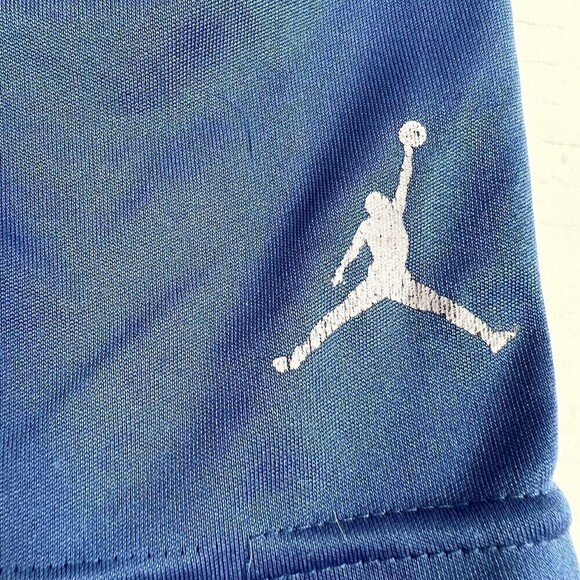 Jordan Shorts Youth Extra Small Blue Jumpman Basketball Drifit Kids Boys - Picture 2 of 8